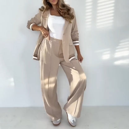 FLOHR™ | Beige 2-osainen Setti Naisille - Kevätspecialit